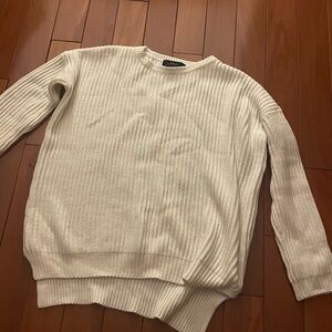 forever 21 white sweater